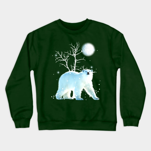 Winter Solstice Polaris Crewneck Sweatshirt by emma17